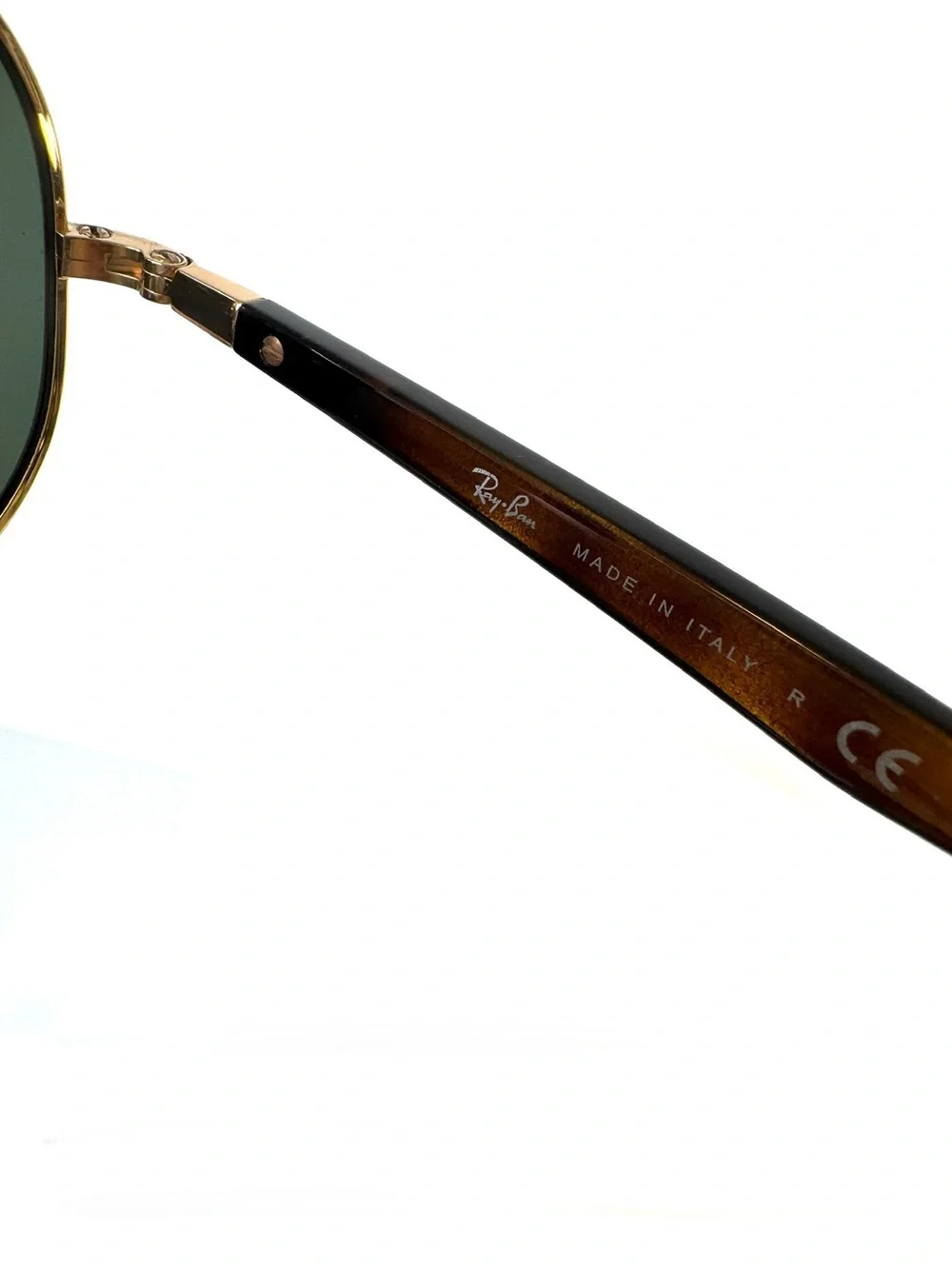 RAY BAN RB 3675 Sunglasses NEW Arista Gold / Green Made in Italy